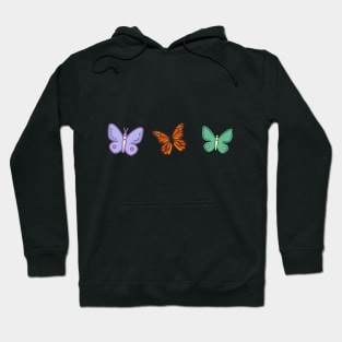 Butterfly T-shirt. Hoodie